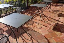 15x15 cm quadratische Terracotta-Fliese