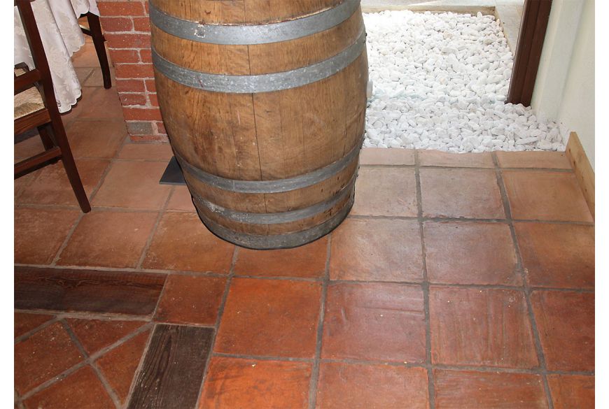 Terre cuite carrée 25x25 cm