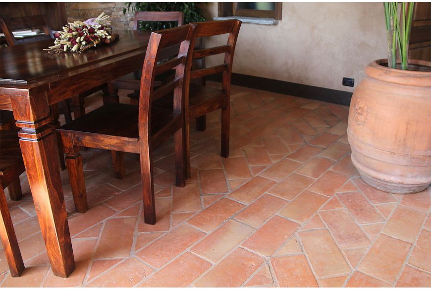15x30 cm rectangular Terracotta