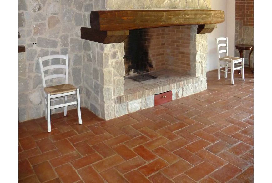 Rechteckiger Tonstein 12x25 cm