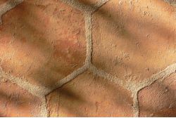 14 cm side hexagonal Terracotta