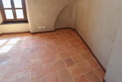25x25 cm quadratische Terracotta-Fliese